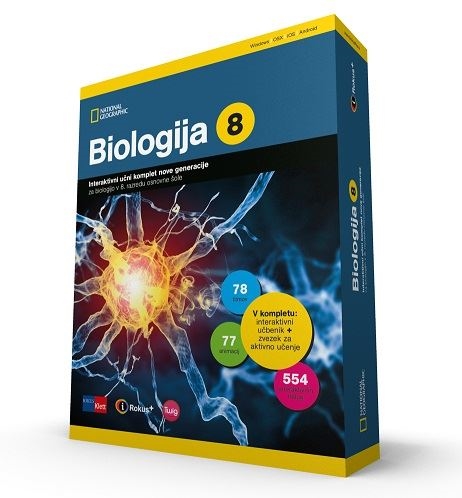 BIOLOGIJA 8 iROKUS+, INTERAKTIVNI UČNI KOMPLET
