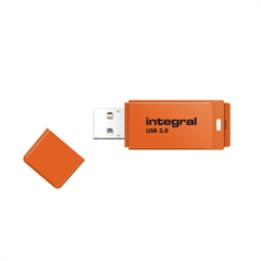 USB ključ Integral Neon, 64 GB, oranžen