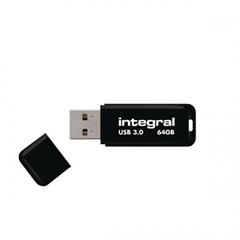 USB ključ Integral Noir, 64 GB, črn