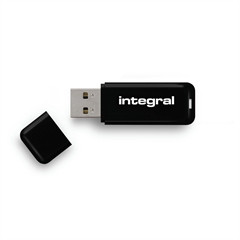 USB ključ Integral Noir, 128 GB, črn