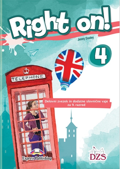 RIGHT ON! 4, DELOVNI ZVEZEK