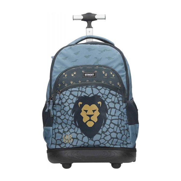 Šolski nahrbtnik na kolesih Street Trolley Wild Child Lion