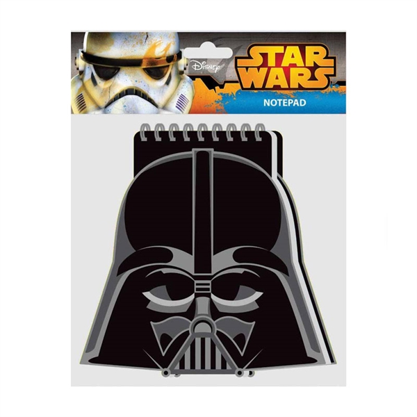 Beležnica Star Wars s špiralo, oblikovana, A6, 48 listov
