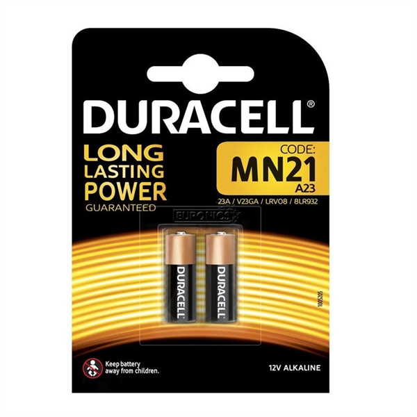 Baterija Duracell MN21 23A 12V, 2 kosa