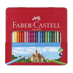 Barvice Faber-Castell Hex, 24 kosov