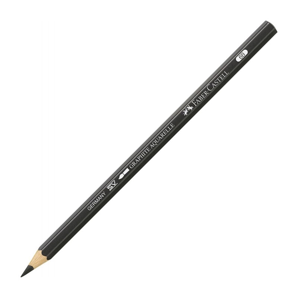 Grafitni svinčnik Faber-Castell Aquarel, 6B