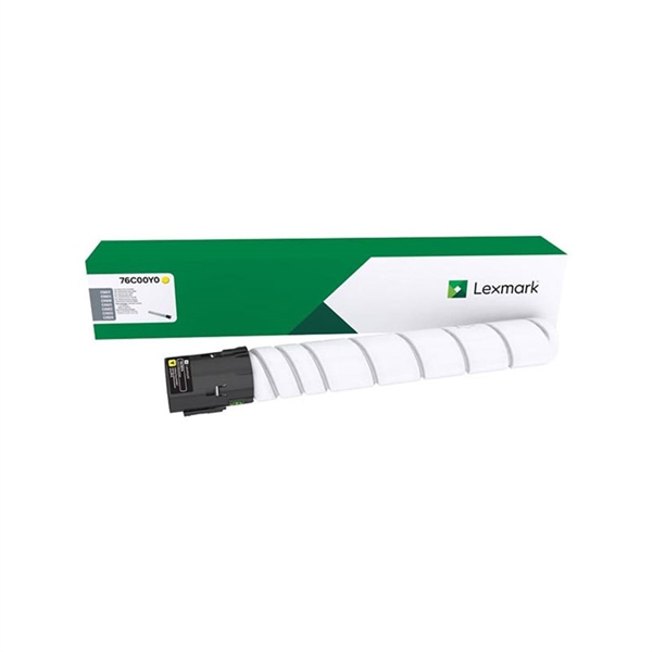 Toner Lexmark 76C00Y0 (rumena), original	