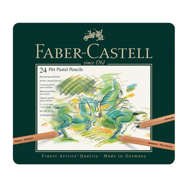 Barvice Faber-Castell Pitt Pastel, 24 kosov