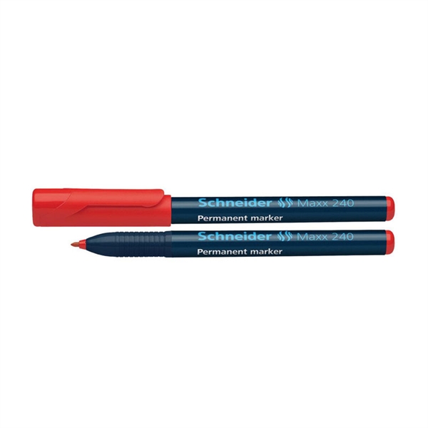 Marker Schneider Maxx 240 1-2 mm, rdeč