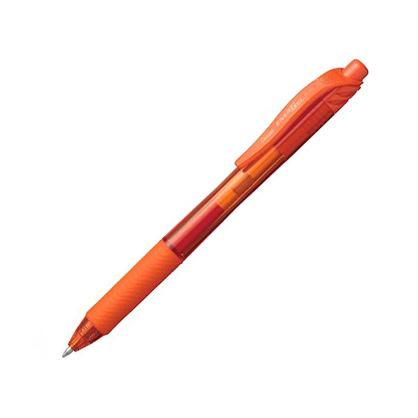Roler pisalo Pentel Energel BL107, 0.7 mm, oranžen