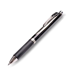 Roler pisalo Pentel Energel Permanent BLP77, 0.7 mm, črno, 2 kosa