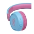 Naglavne slušalke JBL JR310, brezžične, rožnato modre