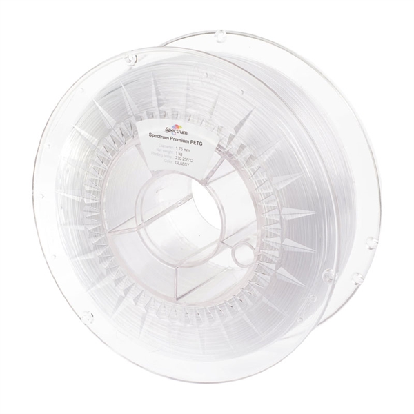 Polnilo za 3D tiskalnik, Premium PET-G, 1,75 mm, 1 kg, steklena