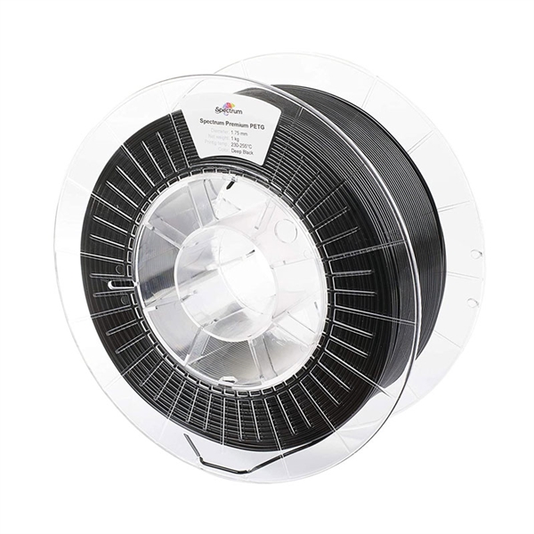 Polnilo za 3D tiskalnik, Premium PET-G, 1,75 mm, 1 kg, globoko črna