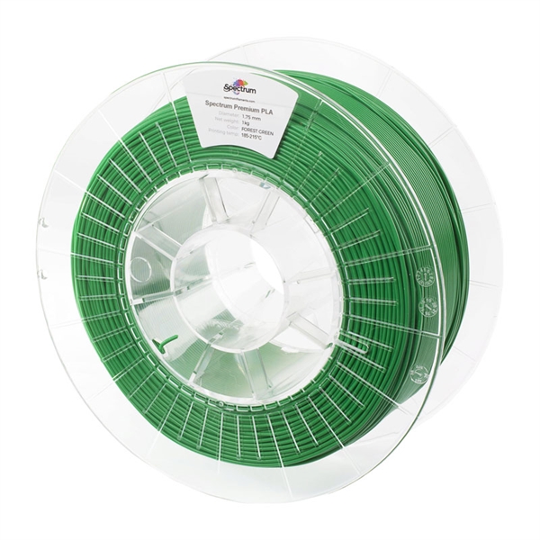 Polnilo za 3D tiskalnik, Premium PLA, 1,75 mm, 1 kg, zelen gozd