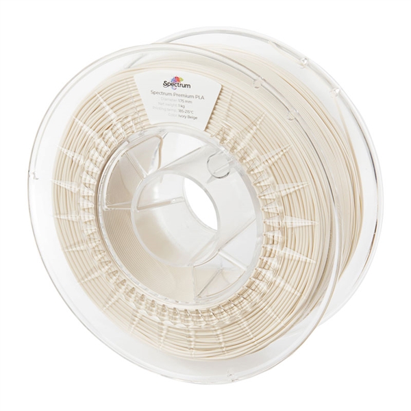 Polnilo za 3D tiskalnik, Premium PLA, 1,75 mm, 1 kg, slonokoščena bež