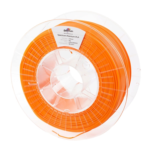 Polnilo za 3D tiskalnik, Premium PLA, 1,75 mm, 1 kg, levje oranžna