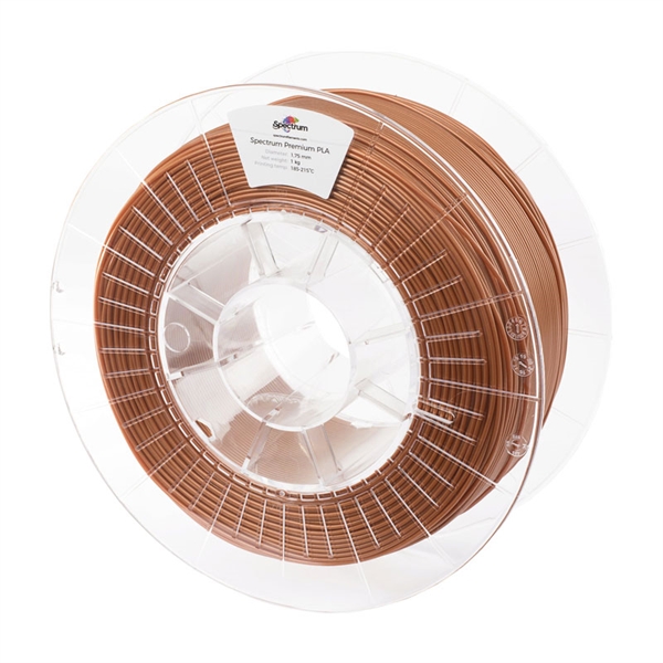 Polnilo za 3D tiskalnik, Premium PLA, 1,75 mm, 1 kg, bron