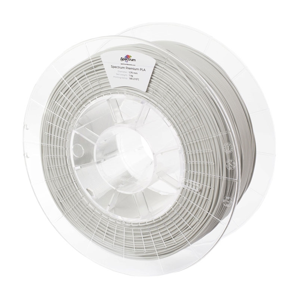 Polnilo za 3D tiskalnik, Premium PLA, 1,75 mm, 1 kg, svetlo siva