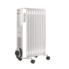 Oljni radiator VonHaus 2514074, 2000 W, odprt, bel