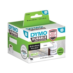 Nalepke Dymo (durable), 19 x 64 mm, 2 kosa, original