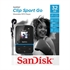 MP3 predvajalnik SanDisk Clip Sport Go, 32 GB, moder