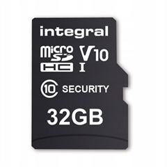 Spominska kartica Integral Micro SDHC UHS-I C10 U1, 100 MB/s, 32 GB, varnostne kamere