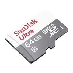 Spominska kartica SanDisk Ultra Micro SDXC UHS-I C10 U1, 80 MB/s, 64 GB