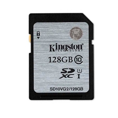 Spominska kartica Kingston Micro SDXC UHS-I C10 U1, 45 MB/s, 128 GB