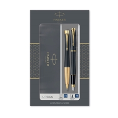 Pisalni set Parker Urban duo, črno zlat