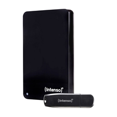 Zunanji prenosni disk Intenso Memory Drive, 1 TB + USB ključek