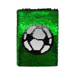 Spominska knjiga Football, bleščeča, 80 listov