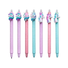 Kemični svinčnik Erasable pens Magic unicorns Colorino, sortirano