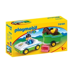 Avtomobil s konjsko prikolico Playmobil