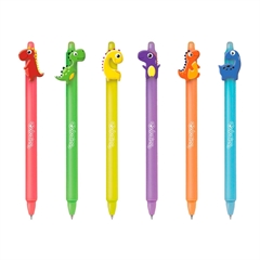 Kemični svinčnik Erasable pens Dino Colorino, sortirano