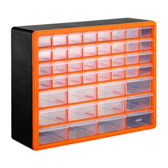 Organizator Vonhaus, 44 delni, oranžno črn