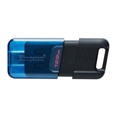USB ključ Kingston DT80M, 128 GB, črno moder