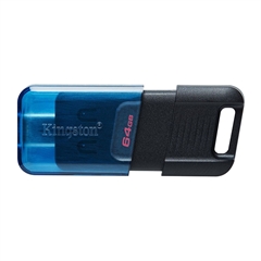 USB ključ Kingston DT80M, 64 GB, črno moder