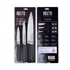 Set kuhinjskih nožev Resto, 3 kosi