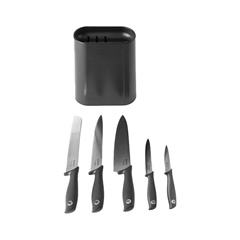 Set kuhinjskih nožev Brabantia z držalom, 5 kosov