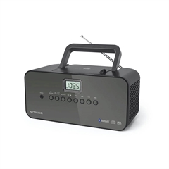 Prenosni radio s CD predvajalnikom Muse M-22 BT, črn