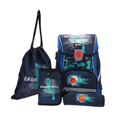 Prvošolski set ABC123 Košarka (4-delni) z LED zaponko