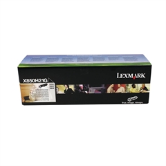 Toner Lexmark X850H21G (črna), original