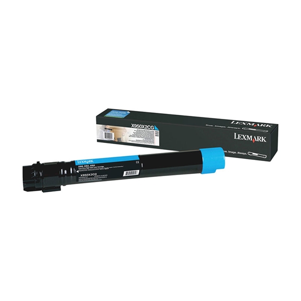 Toner Lexmark X950X2CG (modra), original 