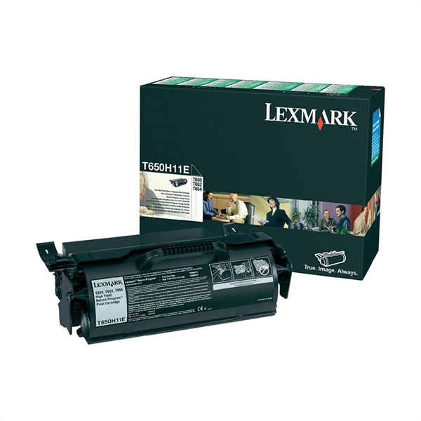 Toner Lexmark T650A11E (črna), original