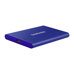 Zunanji prenosni disk Samsung T7 SSD, 1 TB, moder