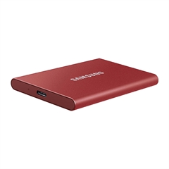Zunanji prenosni disk Samsung T7 SSD, 1 TB, rdeča
