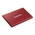 Zunanji prenosni disk Samsung T7 SSD, 1 TB, rdeča