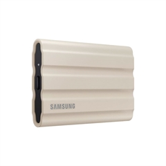 Zunanji prenosni disk Samsung T7 SSD Shield, 1 TB, bež