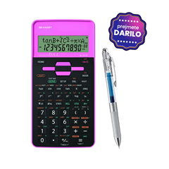 Tehnični kalkulator Sharp EL531THBPK, roza + darilo